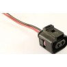 CONECTOR (ARN10143)  CONECTOR PARA REGULADOR BOSCH A4 GOLF JETTA POINTER 2 TERMINALES TIPO VAMPIRO SENSOR CIGÜEÑAL ARBOL DE LEVA