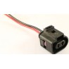 CONECTOR (ARN10143)  CONECTOR PARA REGULADOR BOSCH A4 GOLF JETTA POINTER 2 TERMINALES TIPO VAMPIRO SENSOR CIGÜEÑAL ARBOL DE LEVA