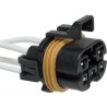 CONECTOR (ARN10144)  CONECTOR PARA RELEVADOR RY-109 A/A DE CHEVROLET  5 TERMINALES