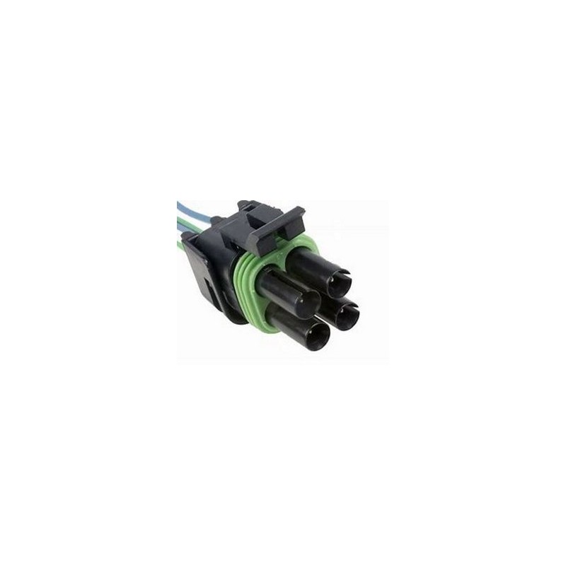 CONECTOR (ARN20174)  CONECTOR VALVULA IAC 4 TERMINALES AUTOS CHEVROLET PRIMERA GENERACION BASE CUADARADO