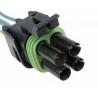 CONECTOR (ARN20174)  CONECTOR VALVULA IAC 4 TERMINALES AUTOS CHEVROLET PRIMERA GENERACION BASE CUADARADO