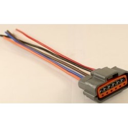 CONECTOR (ARN40180)  CONECTOR PARA DISTRIBUIDOR NISSAN PICK UPTSURU III  6 TERMINALES