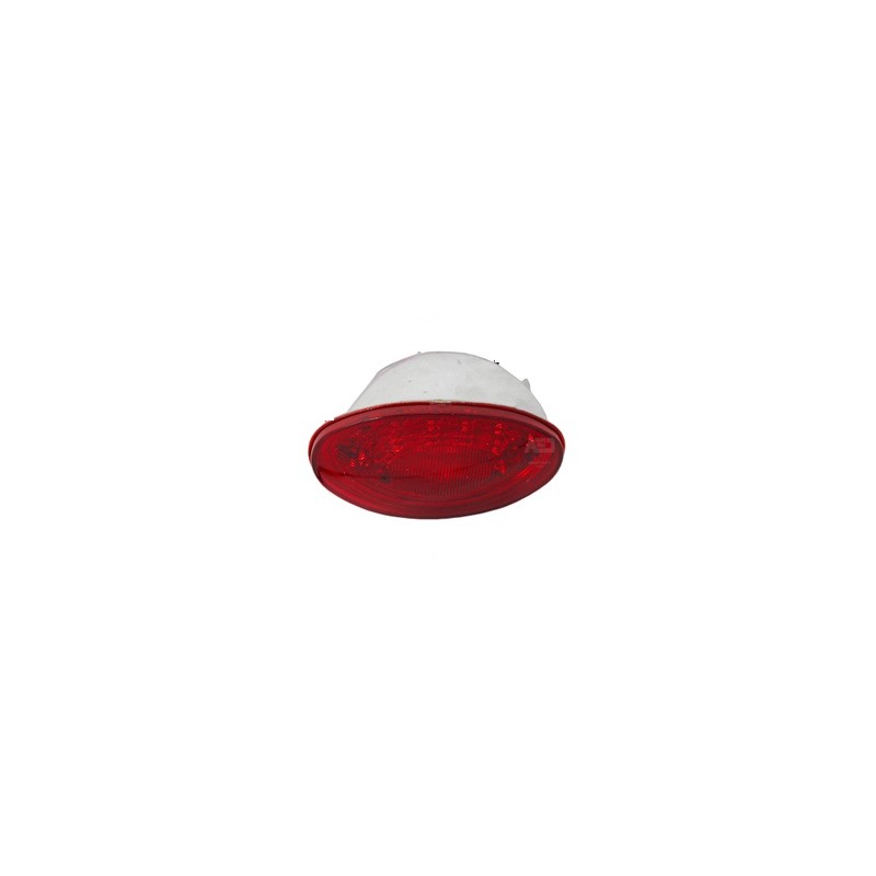 CUARTO (PLAF8840R)  PLAFON-CALAVERA CAMION IRIZAR LED ROJO 24V  3 TERMINALES  OVALADO
