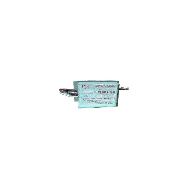 BALASTRA (BL5326)  BALASTRA ELECT. 12V 40W AUTOBUS CHICA