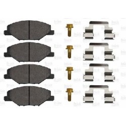 BALATA (EE-6RU698151A)  BALATA FRENO VENTO DELANTERA CON SEGURO SEMIMETALICO