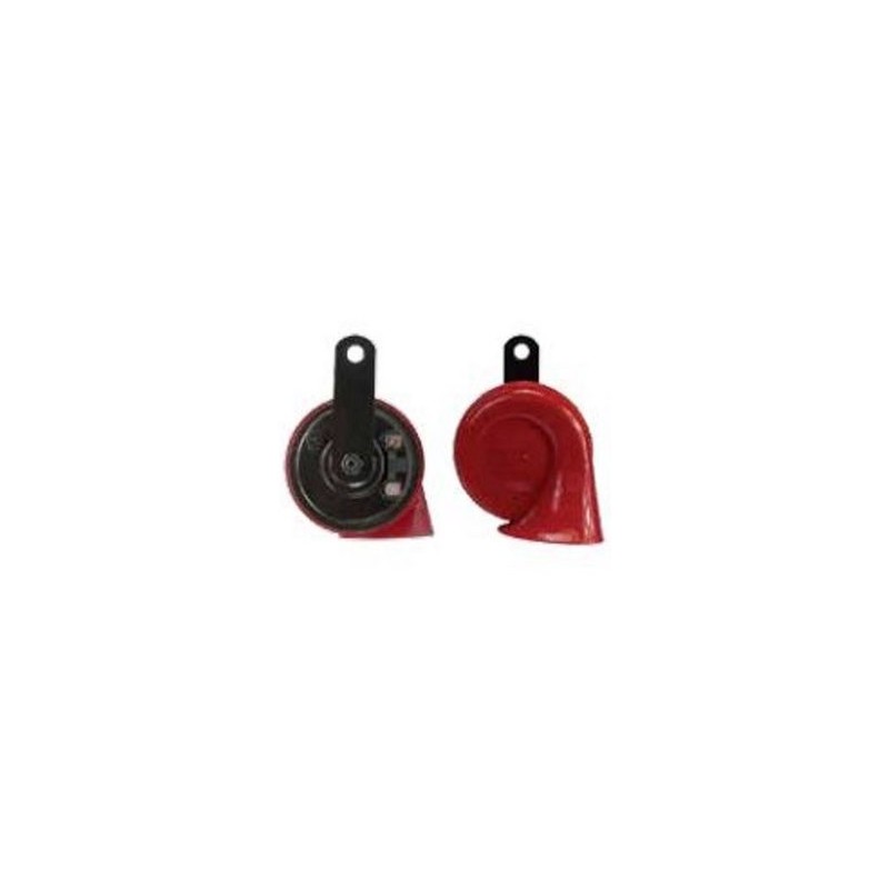 BOCINA (7424811HMX)  BOCINA  HELLA    CARACOL  ROJAS  GRAVE Y AGUDA   110DB