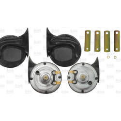 BOCINA (BAT951219)  BOCINA CLAXON CARACOL A2 GRAVE-AGUDA 2 PIEZAS