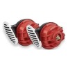 BOCINA (ZH-121)  BOCINA CARACOL C/RELAY COLOR ROJA TW