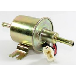 BOMBA (R8012ECO)  BOMBA DE GASOLINA ELECTRICA UNIVERSAL EXTERNA TIPO FILTRO 12V REDONDA