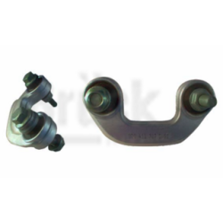 BRAZO (8D0411317D)  BRAZO BARRA ESTABILIZADORA PASSAT 97-2004-AUDI A4 98-2003 / IZQUIERDO-ALUMINIO – VIENE CON TORNILLOS