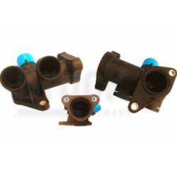 BRIDA (58121132)  BRIDA TOMA AGUA A4-NEW BEETLE / MOTOR 1.8 TURBO – 2 BULBOS – 1 SALIDA