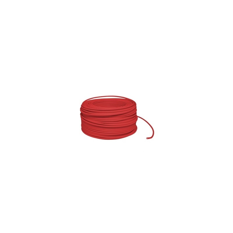 CABLES (CAB8R)  CABLE PLASTICO CAL. 8 ROJO