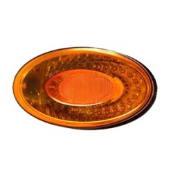 CALAVERA (PLAF1070A)  CALAVERA MICA AMBAR 12V 28 LEDS AYCO ZAFIRO